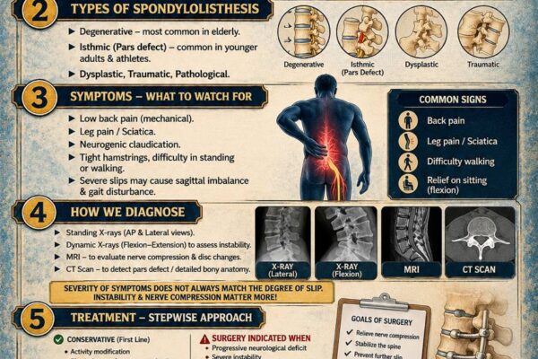 🦴 SLIPPING OF THE SPINE IS TREATABLE — IF DETECTED EARLY.