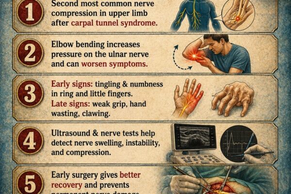 Know the facts about Cubital tunnel syndrome: Ulnar nerve compression