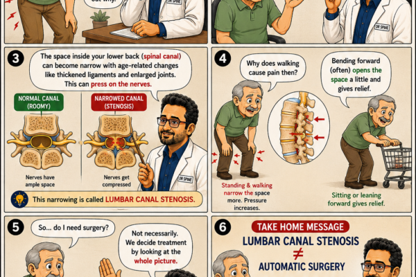 Why Can I Walk Only for 5 Minutes? | Lumbar Canal Stenosis | Spine Comics Episode 2